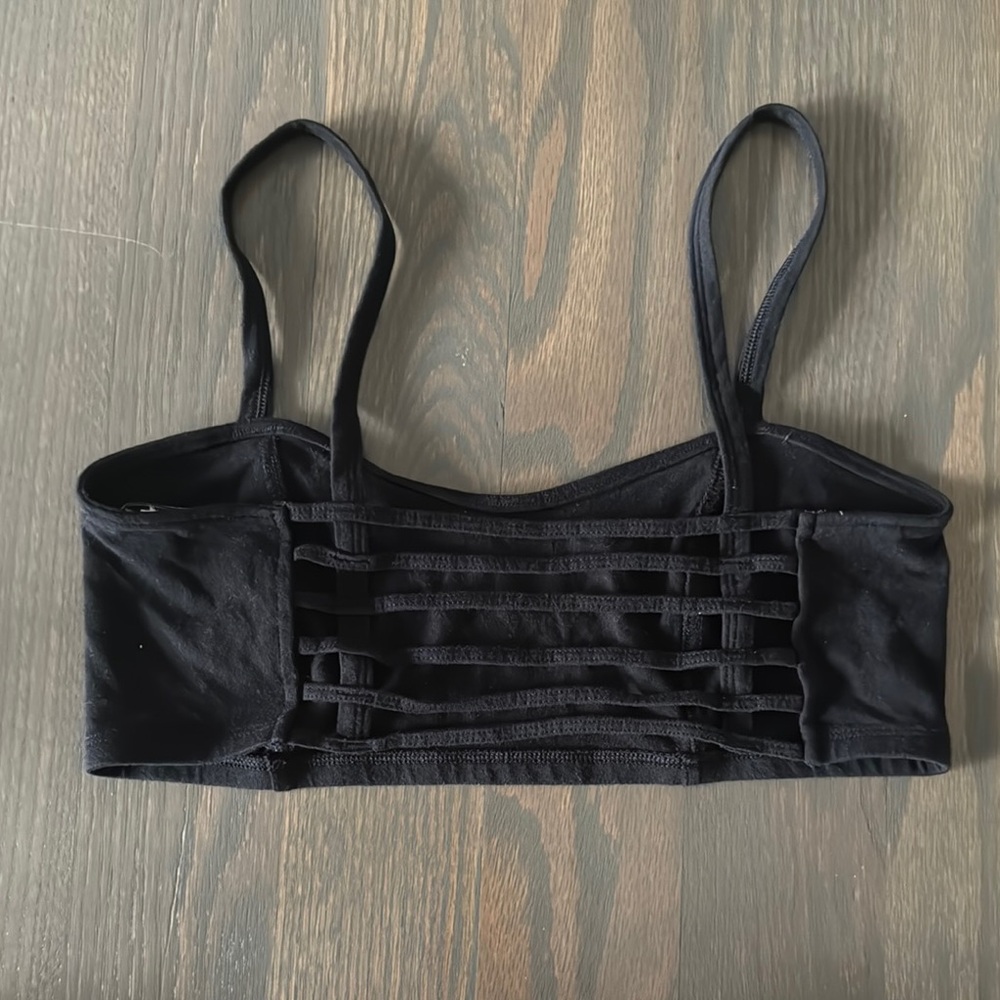 Express One Eleven Black Bralette | M